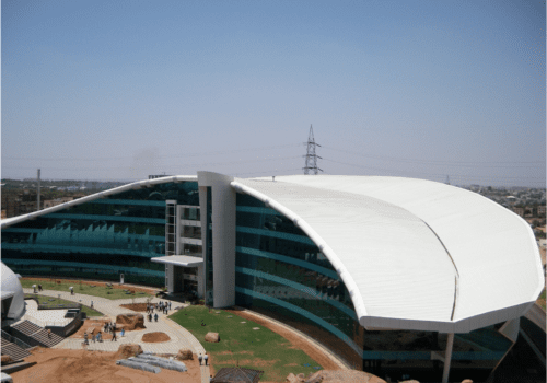 TITLE | INFOSYS SDB 5  |  LOCATION | HYDERABAD, INDIA  |  PRODUCT USED | KALZIP STANDING SEAM SYSTEM