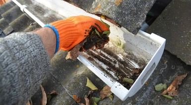 GUTTER CLEANING AND REPAIR WORK